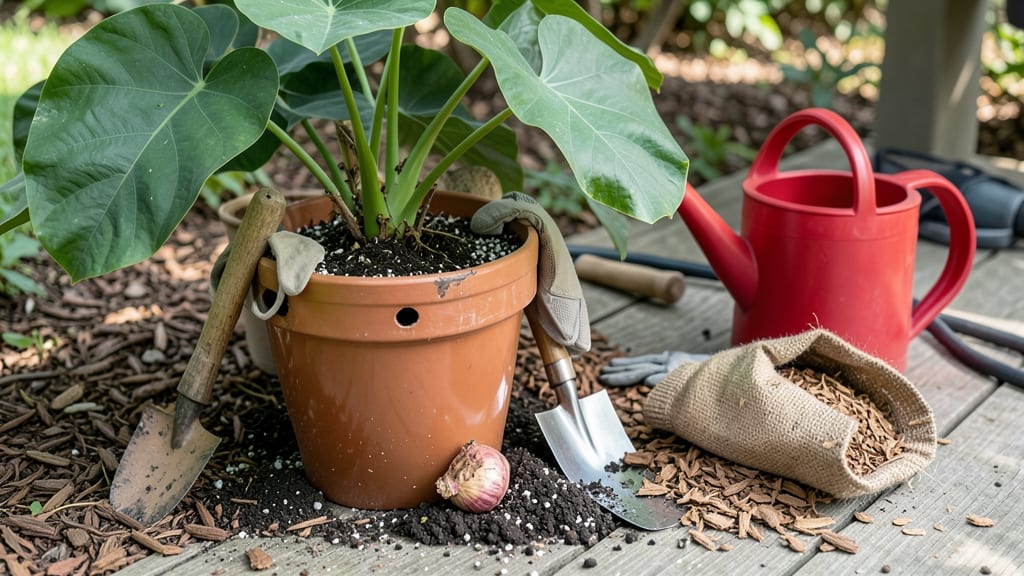 When to Plant Elephant Ear Bulbs in Pots: Container Success by Zone and Light Needs