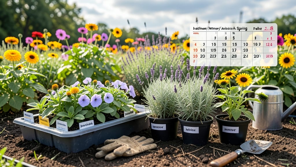 When to Plant Flowers in Zone 8: Best Months by Variety for Zero-Frost Success